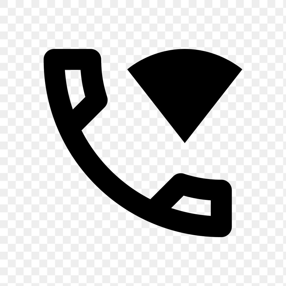 Wifi Calling png, communication icon, outline style