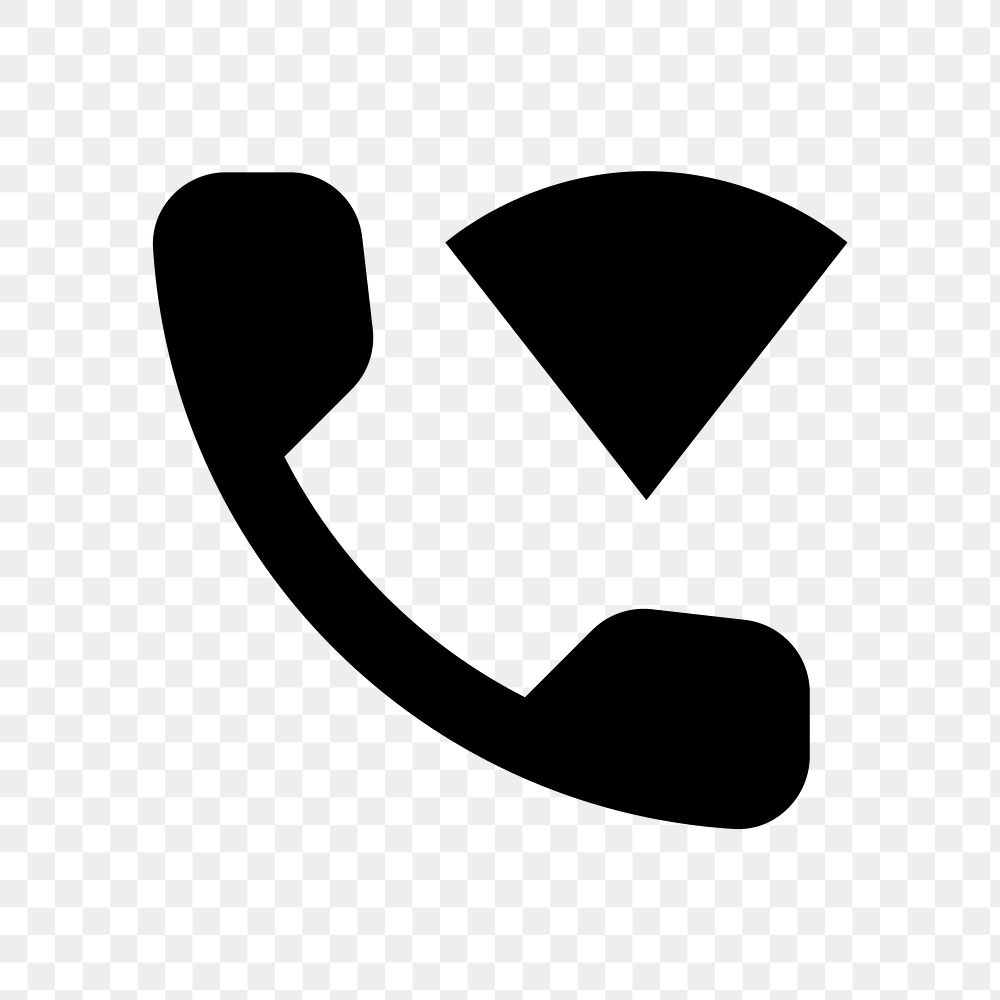 Wifi Calling png symbol, communication icon, round style