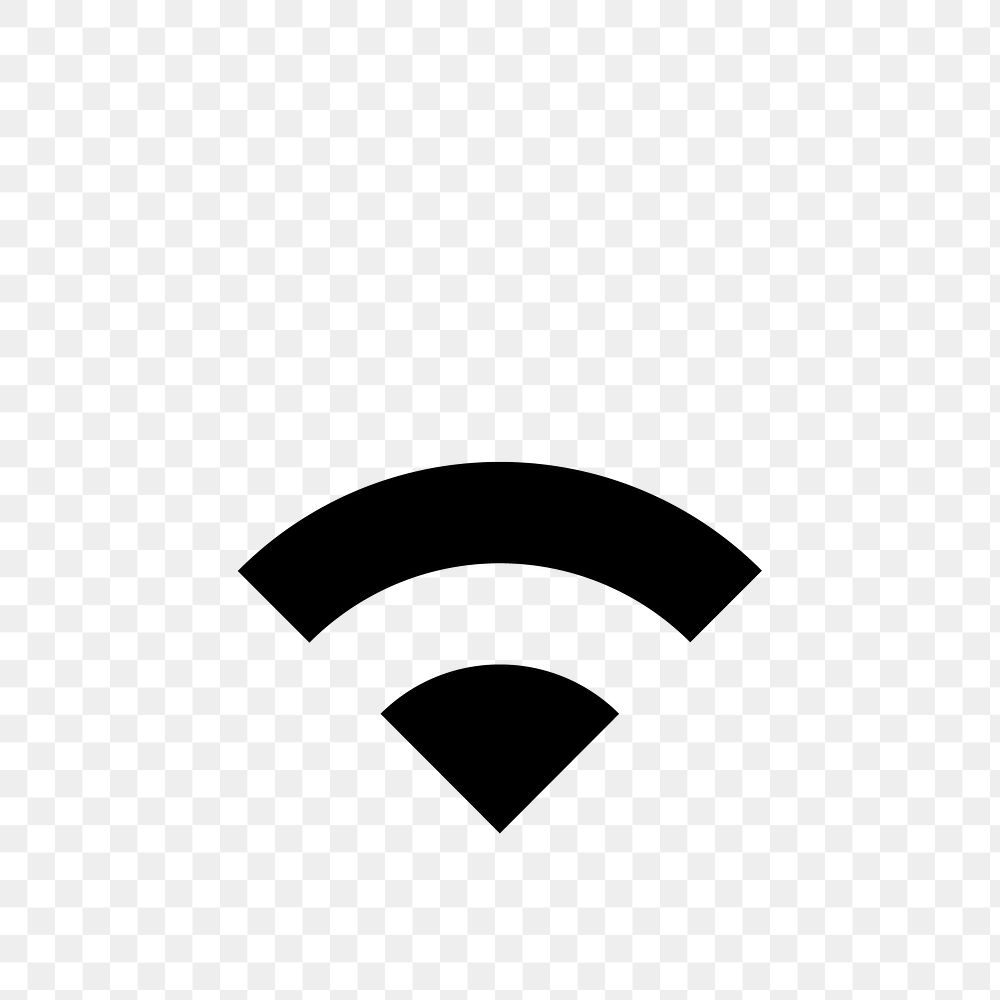 PNG Wifi 2 Bar, device icon, outline style