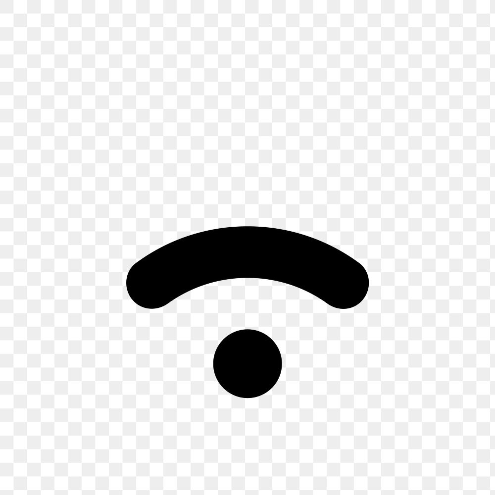 PNG Wifi 2 Bar, device icon, round symbol style