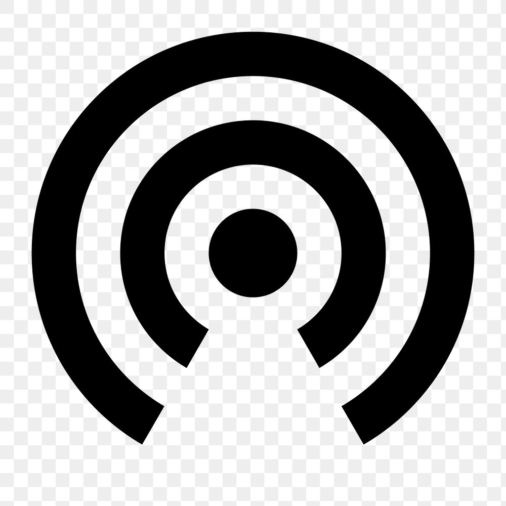 Wifi Tethering png symbol, device icon, two tone style