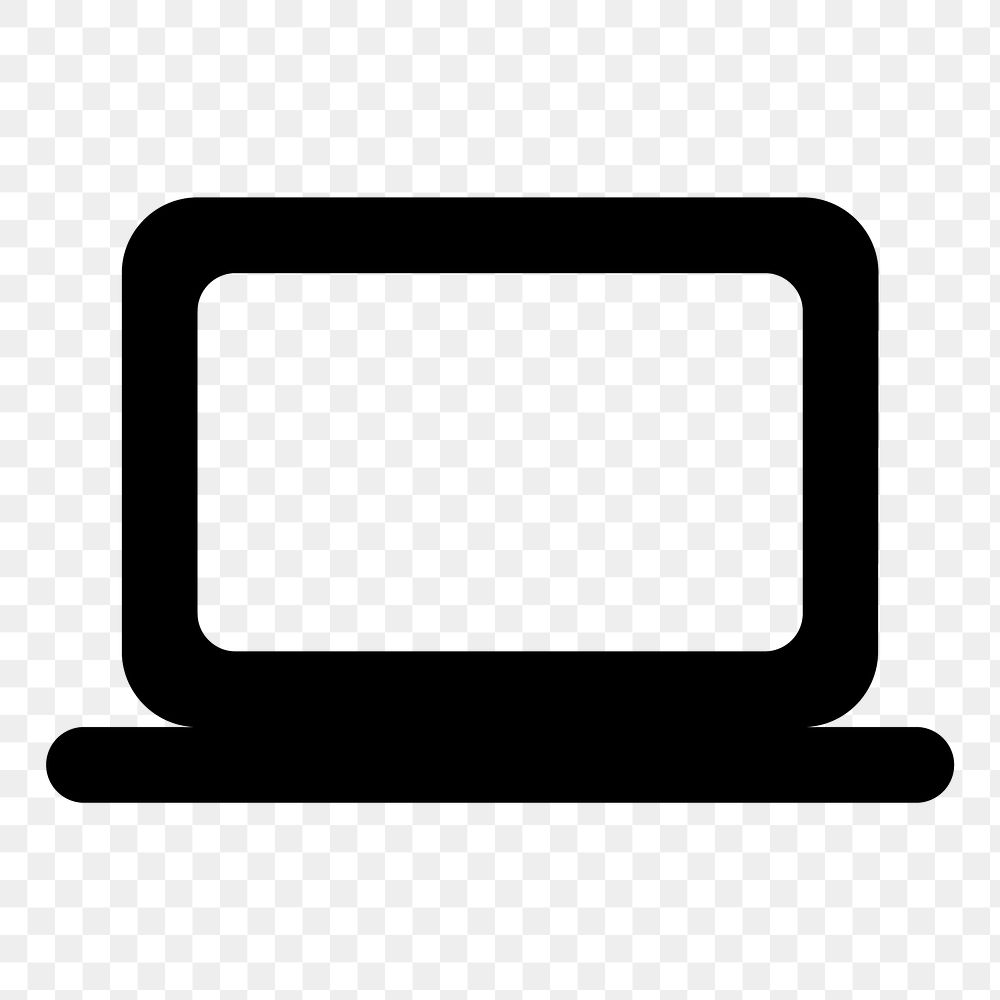Computer PNG, hardware icon, round style, transparent background