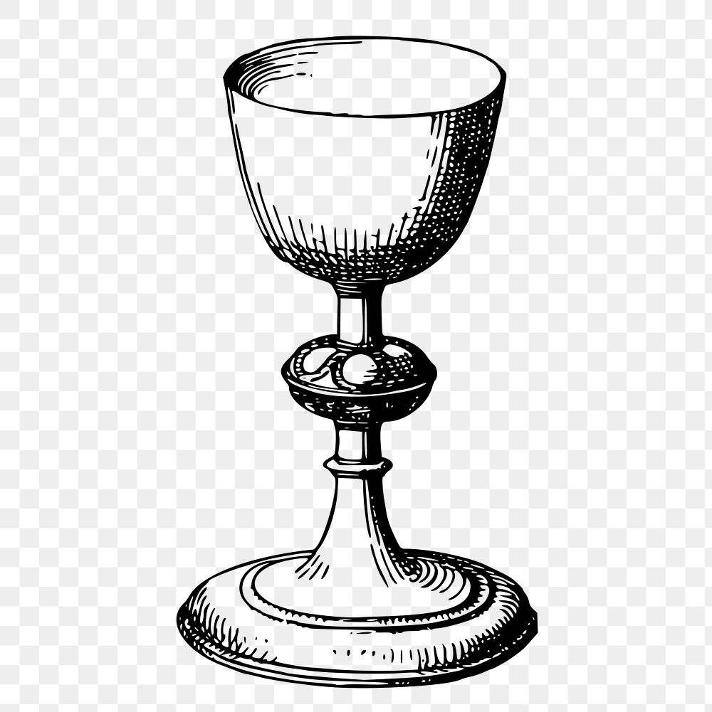 Chalice cup png clipart, Catholic religious object on transparent background. Free public domain CC0 graphic