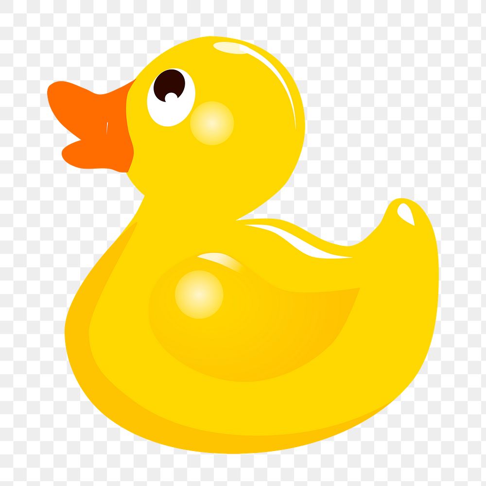 Yellow duck png sticker, toy | Free PNG - rawpixel