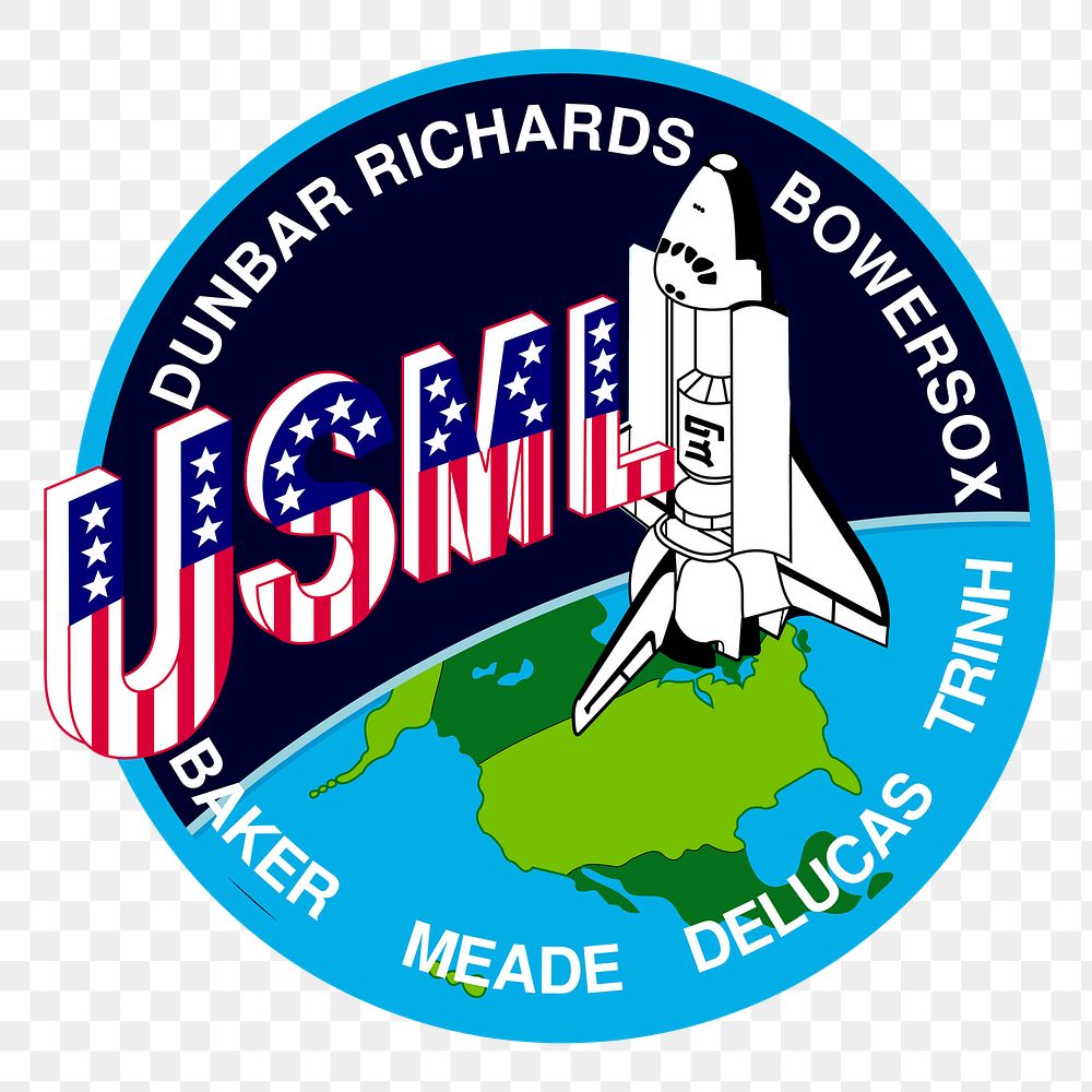 Spaceship launch png sticker, transparent background. Free public domain CC0 image.