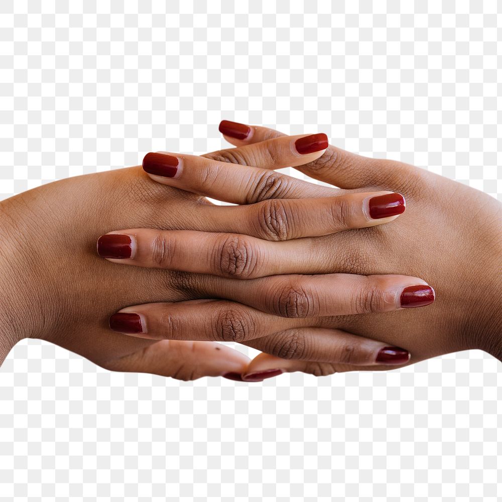 Clasping hands gesture transparent png