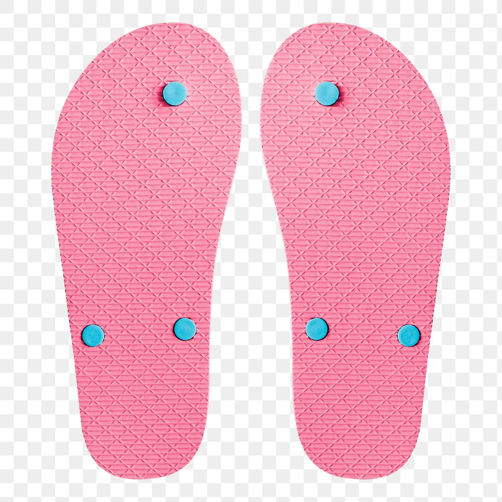 Png pink flip flop sandal bottom