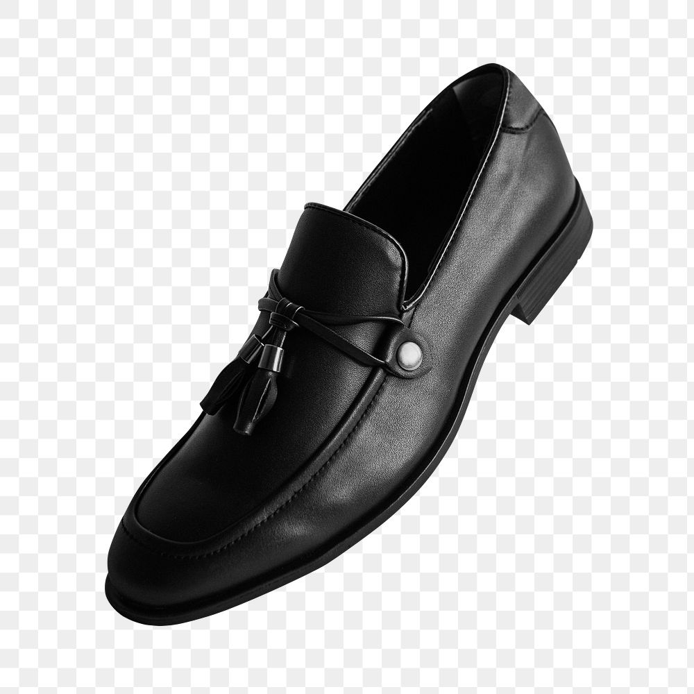 Png black tassel loafers men's shoes