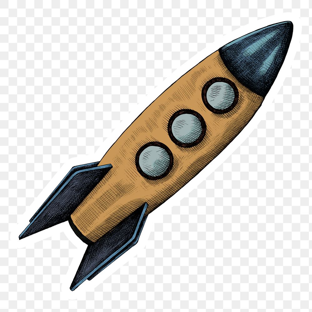 Png cartoon rocket clipart sticker
