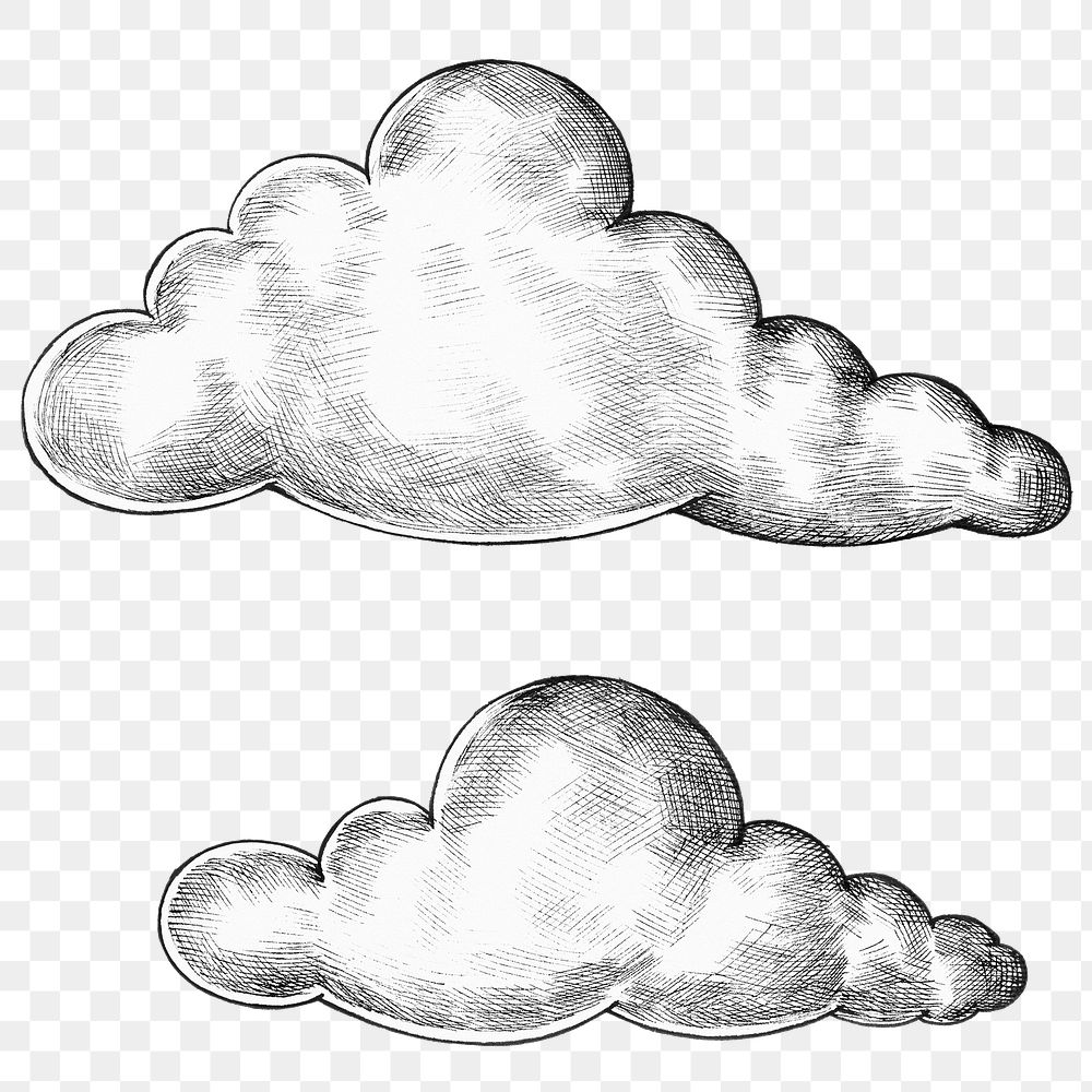 Png cloud drawing icon clipart