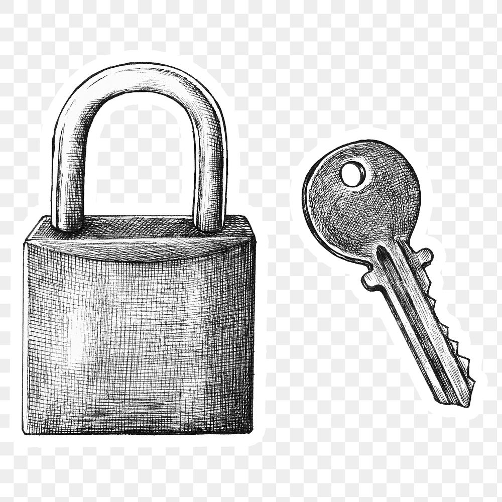 Lock Key Sketch Cliparts, Stock Vector and Royalty Free Lock Key Sketch  Illustrations