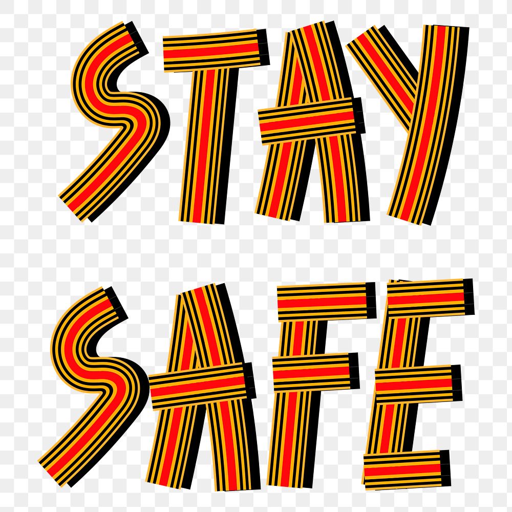 stay safe clipart
