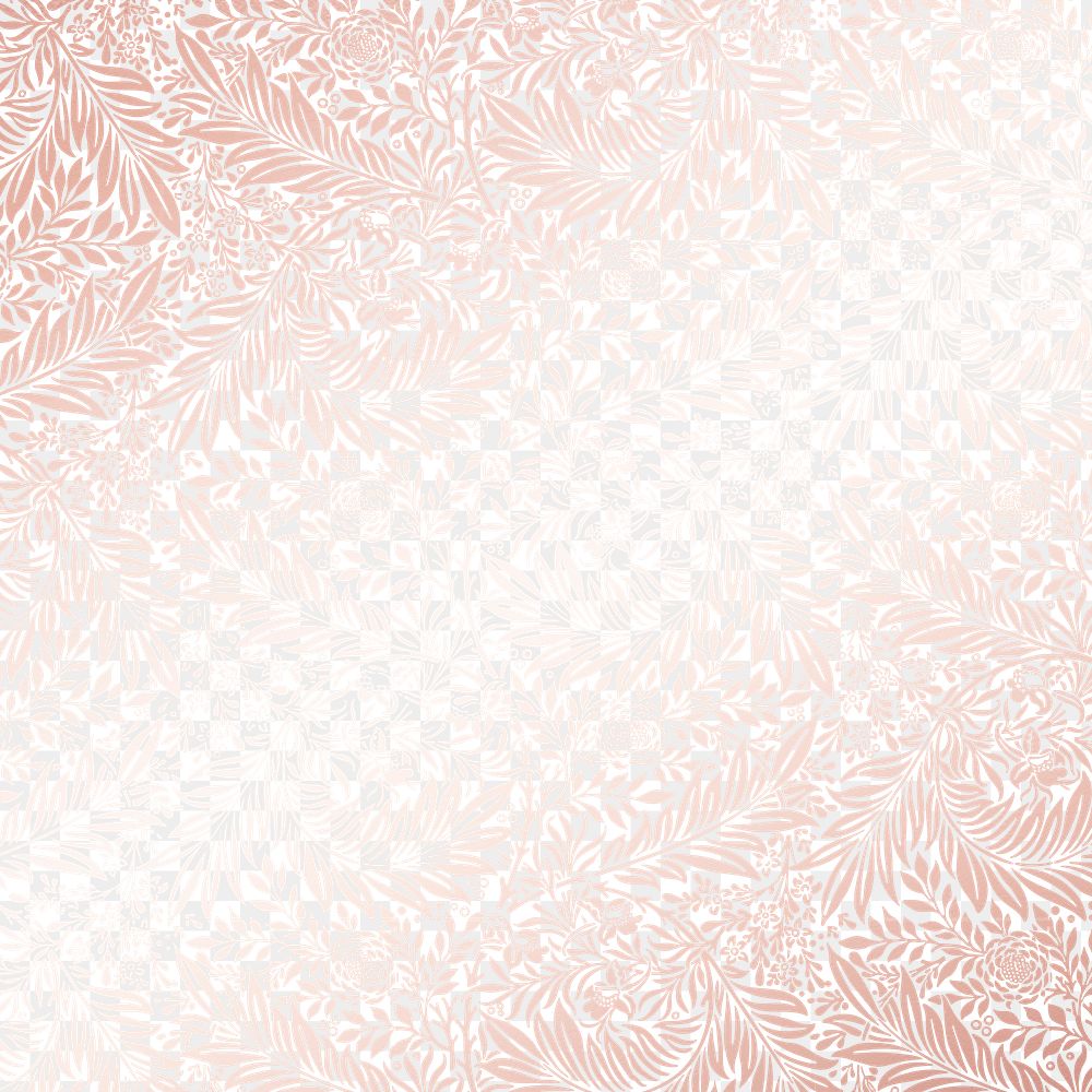 Pink pattern png transparent background, vintage botanical design