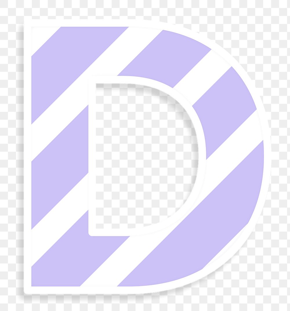 Font d capital typography png