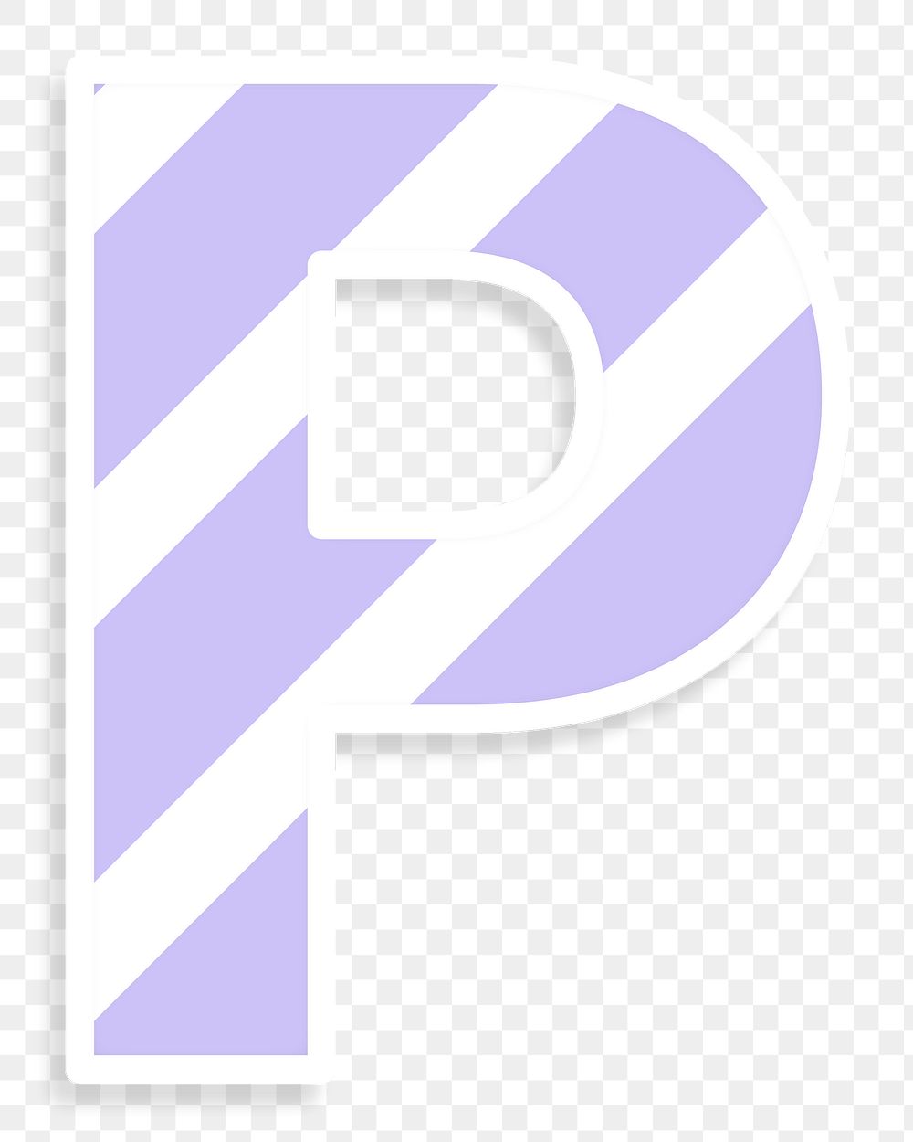 Font p capital typography png