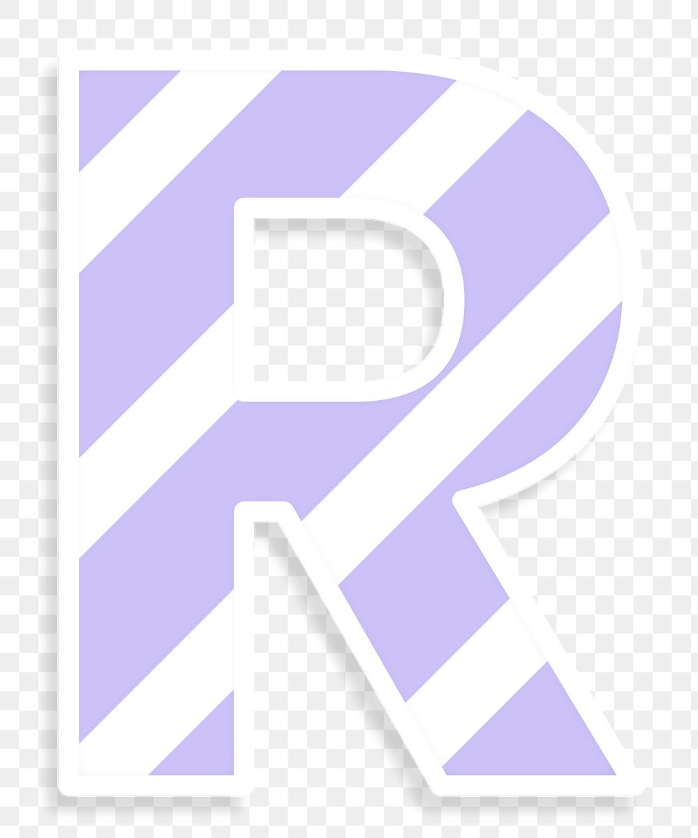 Font r capital typography png