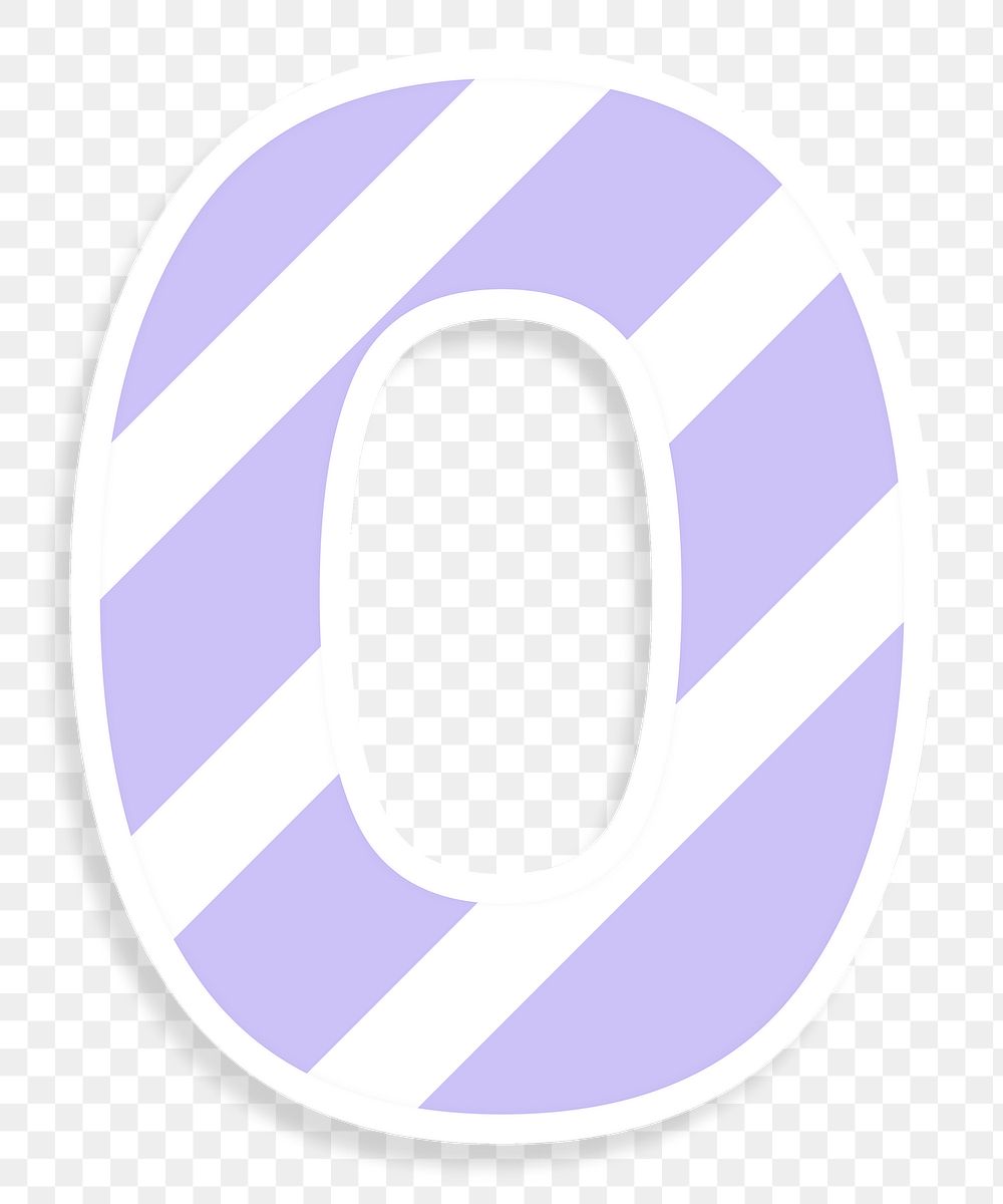 Number 0 font colorful graphic png