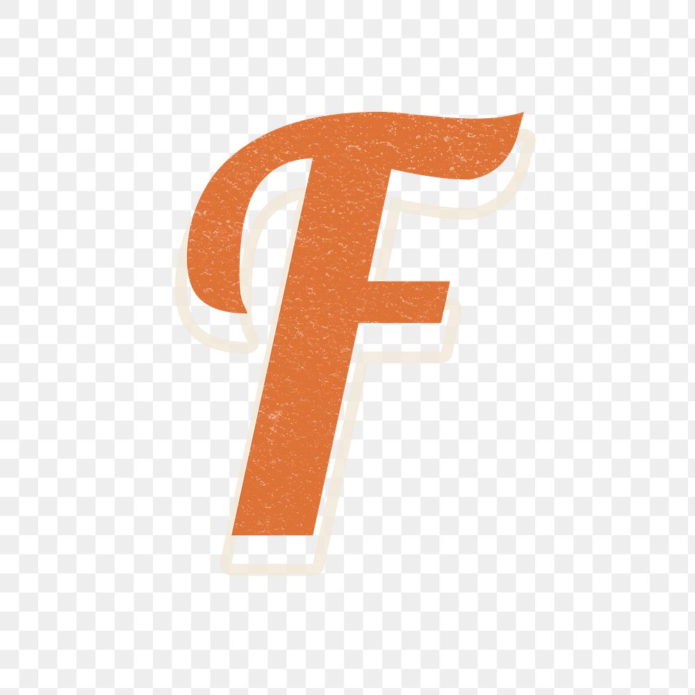 Letter F png alphabet lettering