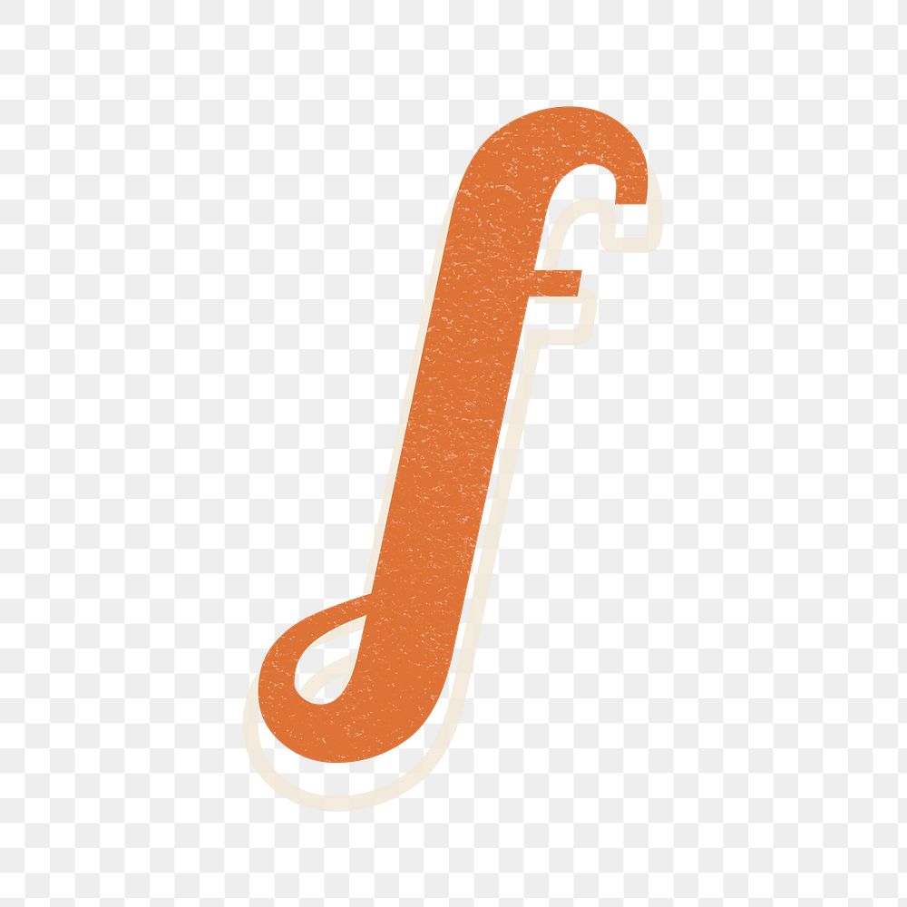 Letter F bold font lettering