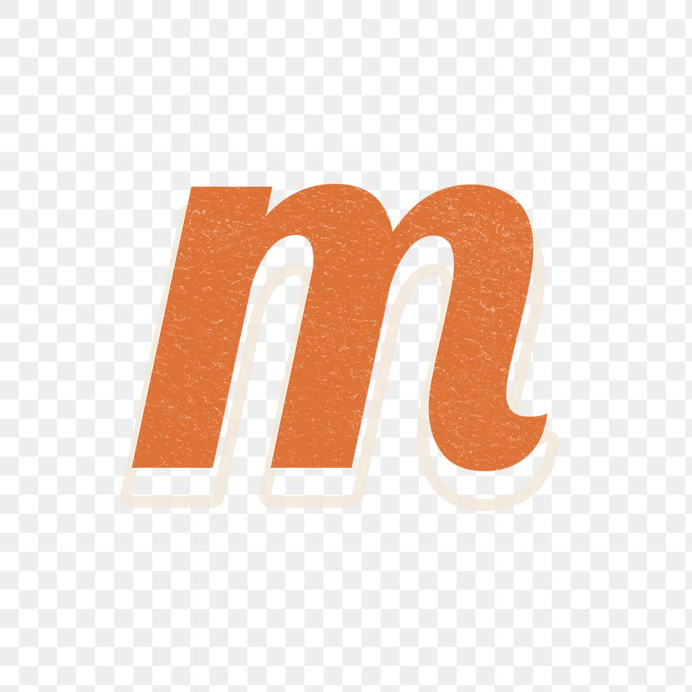 M letter vintage font lettering alphabet