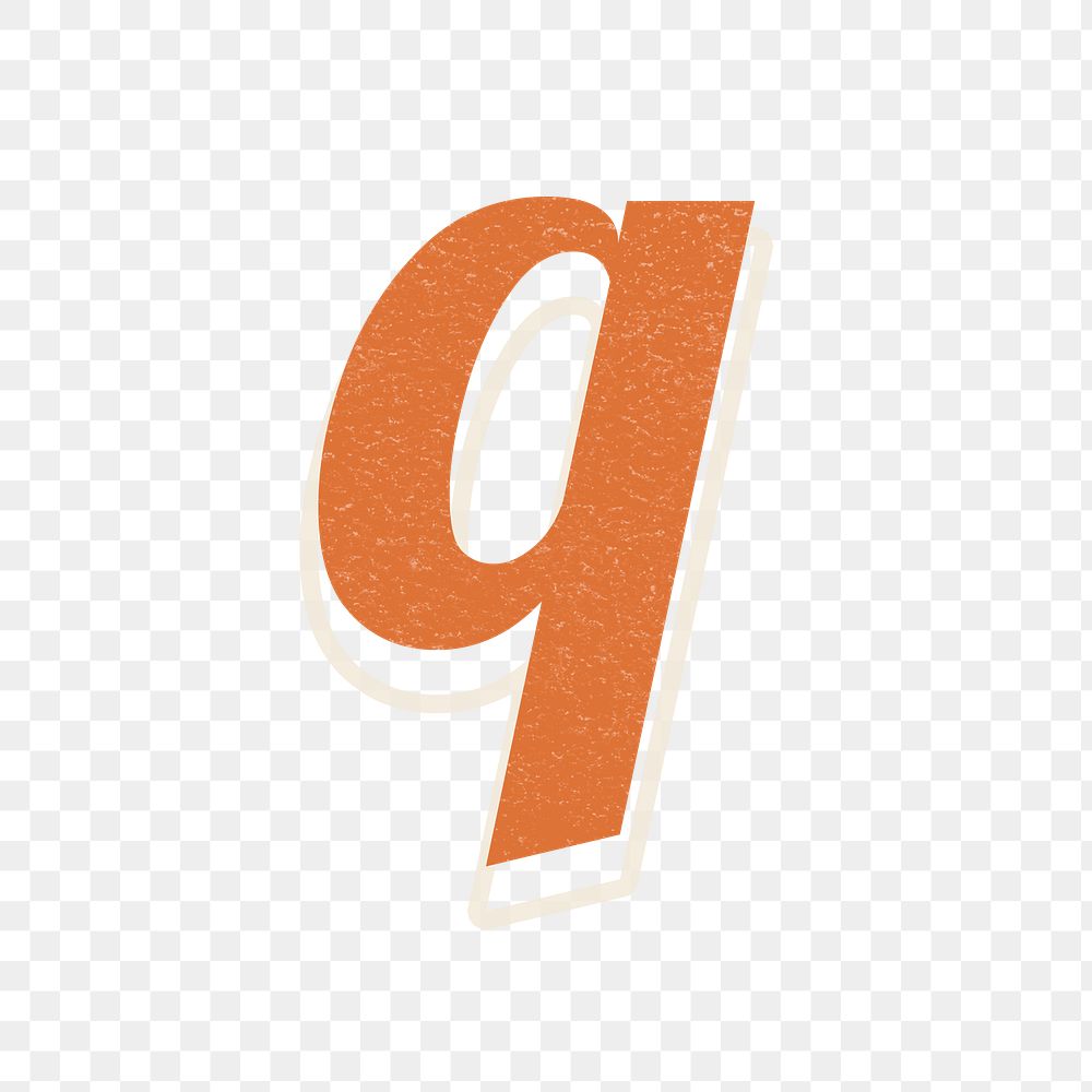 Q letter vintage font lettering alphabet