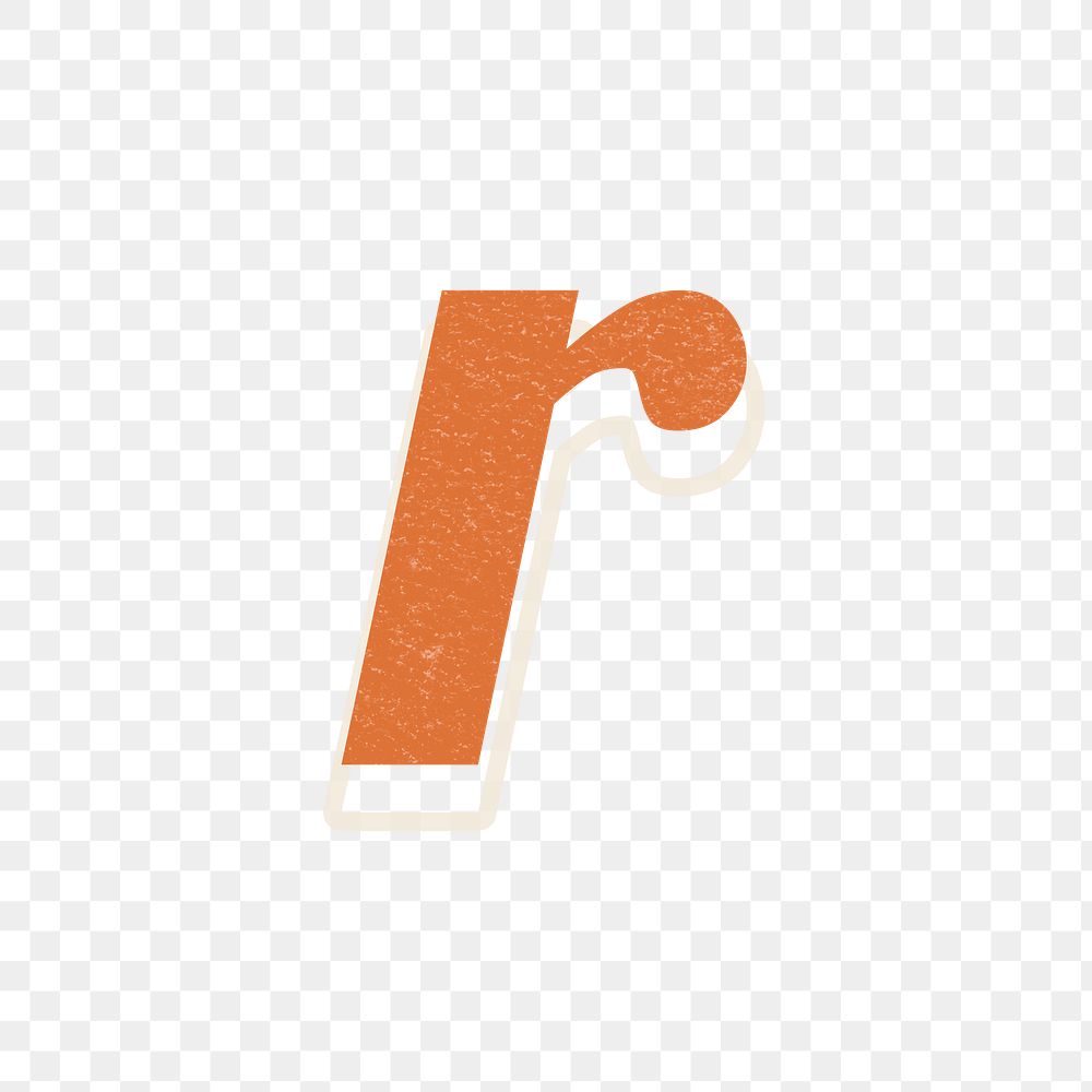 Letter R png handwriting font alphabet lettering