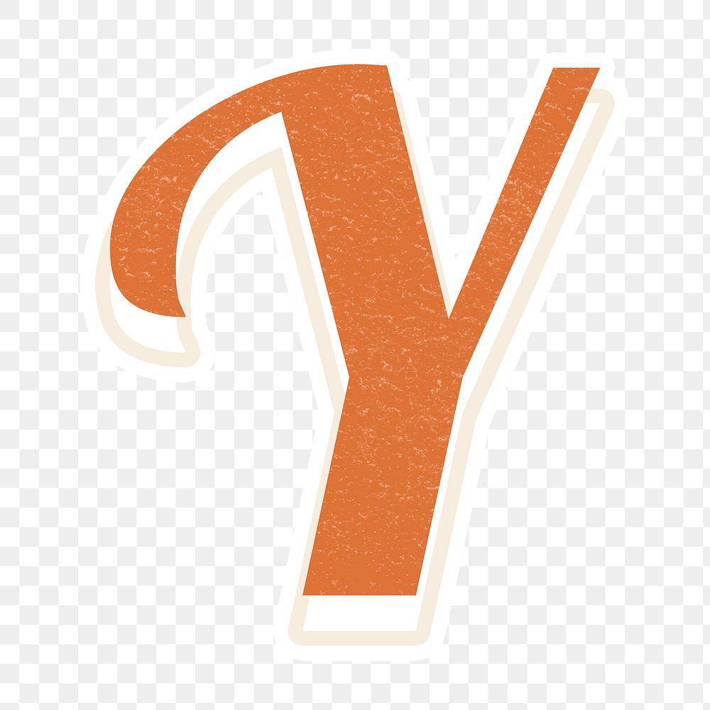 Letter Y png handwriting font alphabet lettering