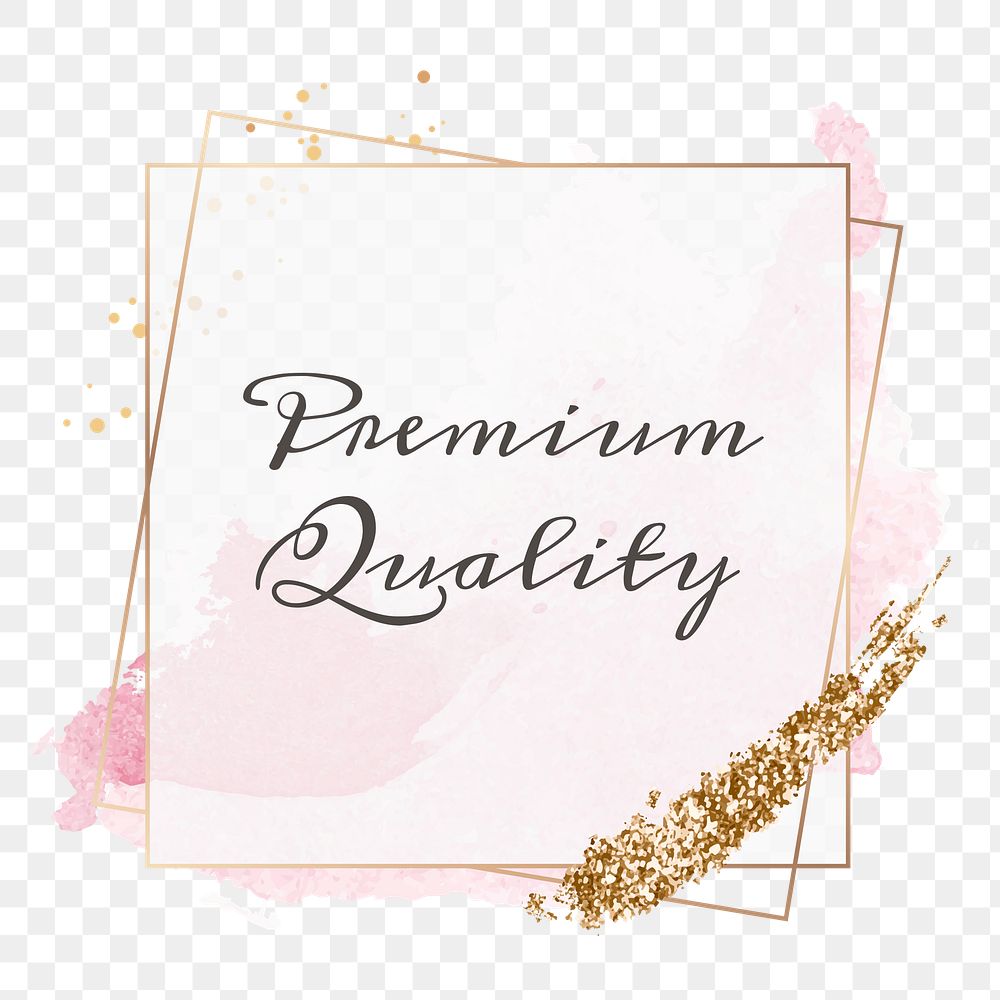 Premium quality png pastel frame