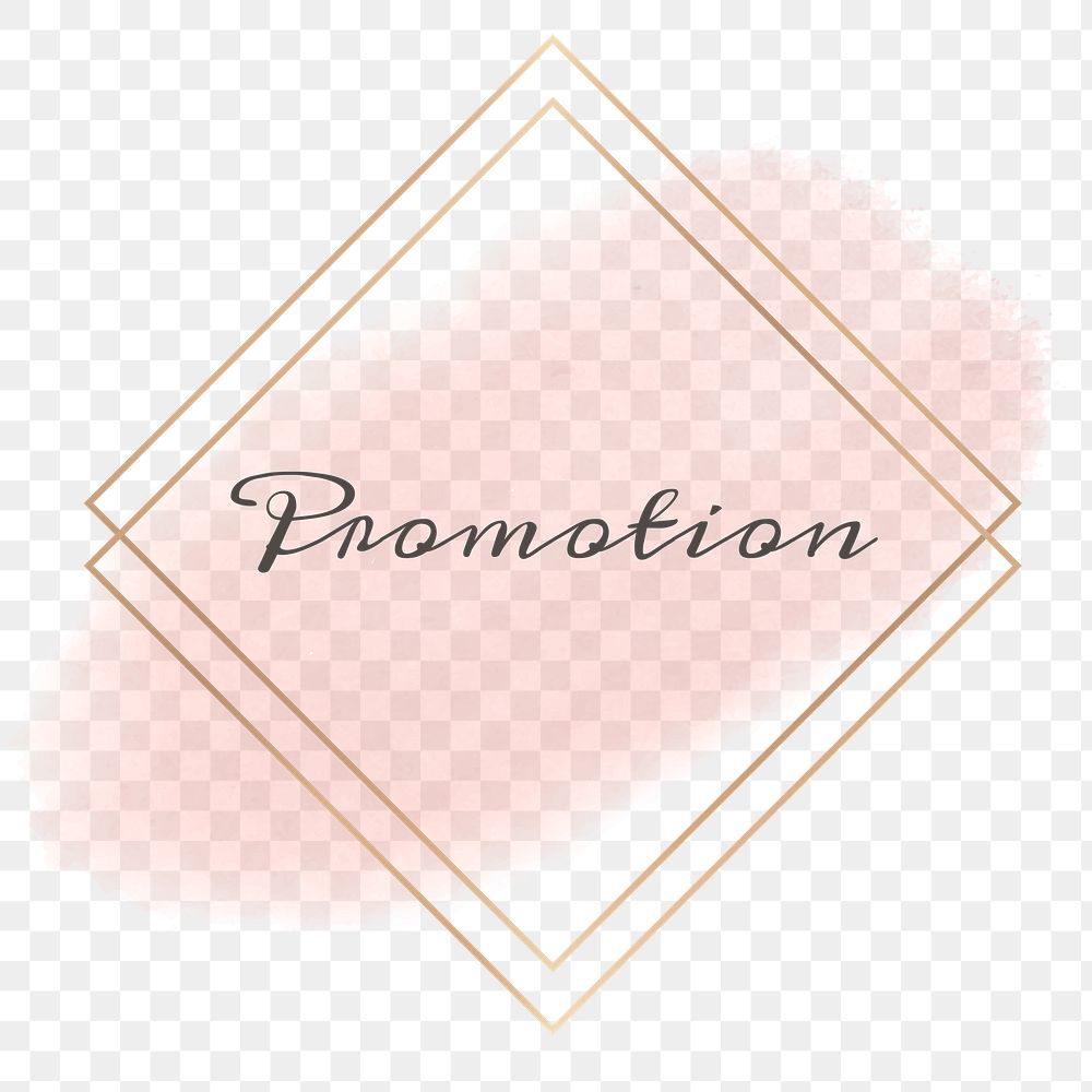 Promotion word png feminine frame