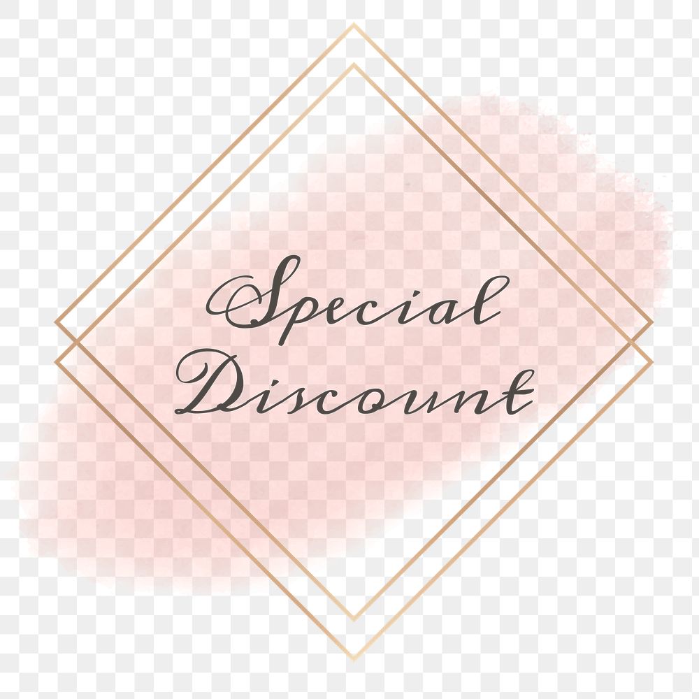 Special discount png feminine frame