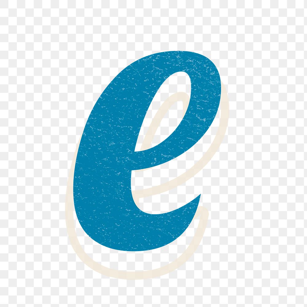Letter e png alphabet lettering