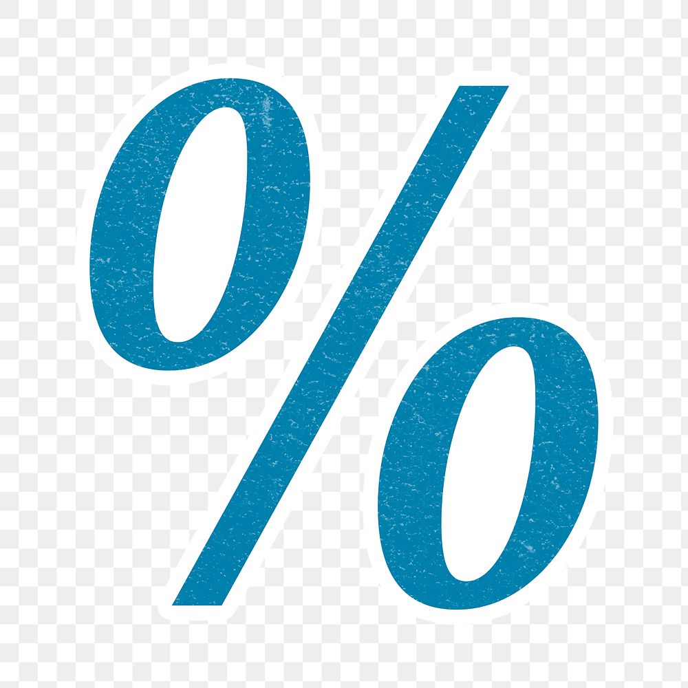 Png % percent sign bold retro display font white border