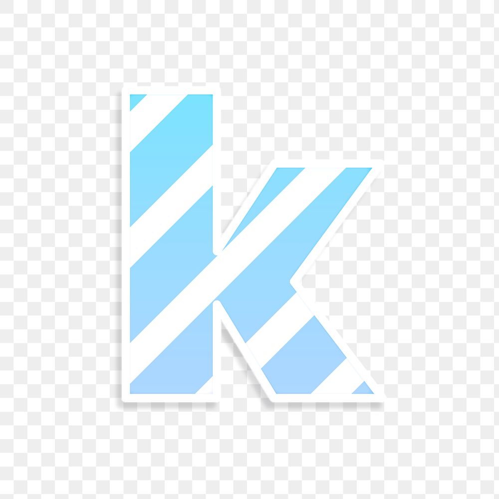 Png letter k pastel gradient