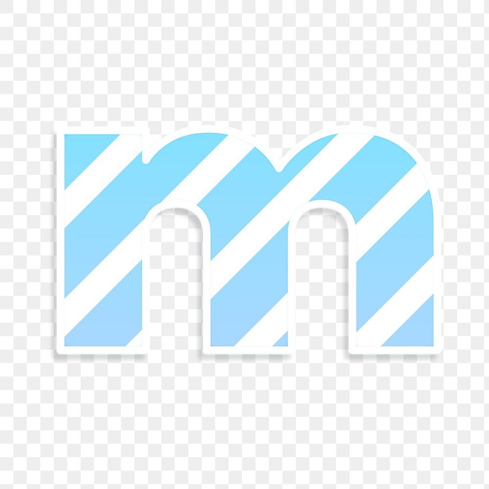 Png letter m pastel gradient