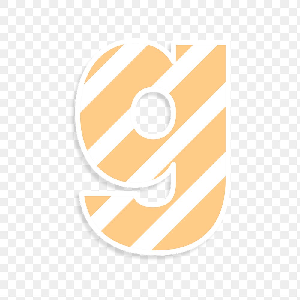 Png letter g striped font
