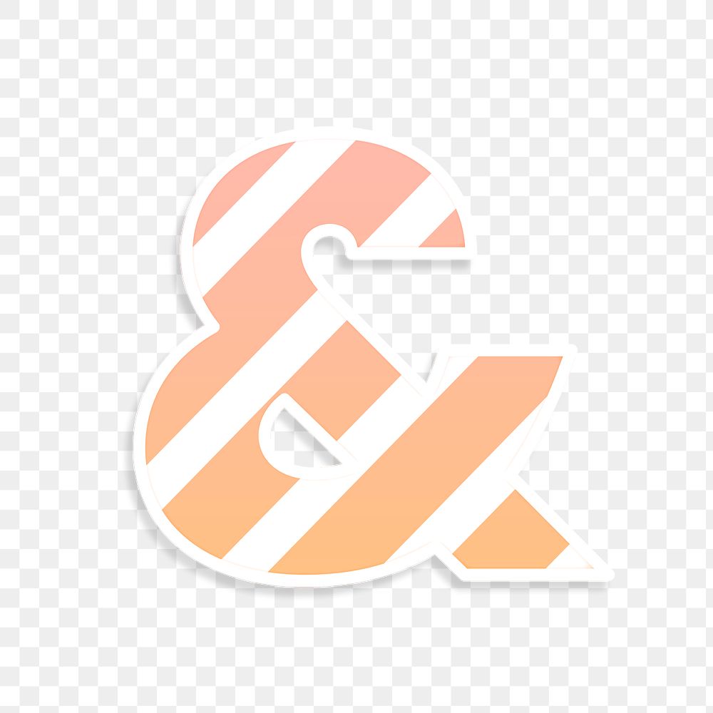 Ampersand symbol png word design