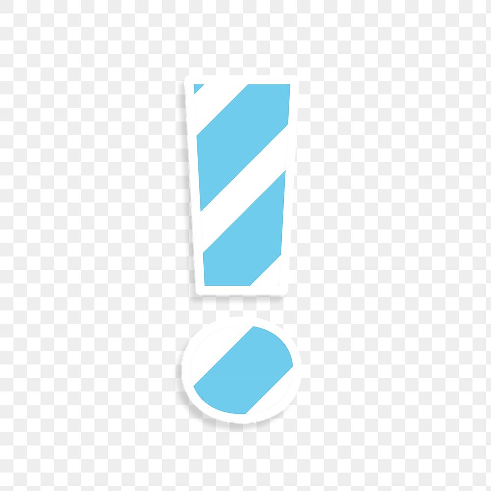 Png exclamation mark strip pattern