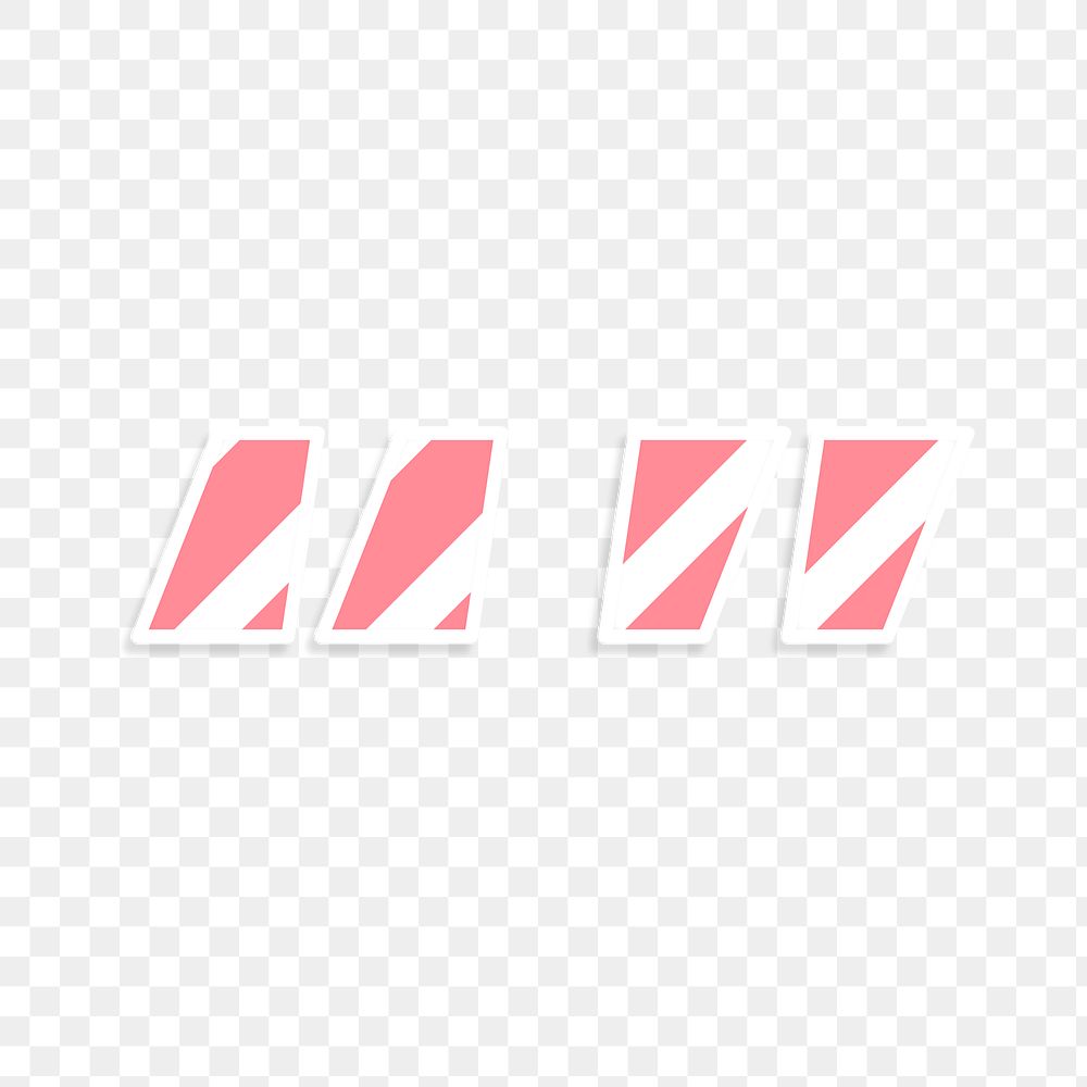Pink quotation mark png typography