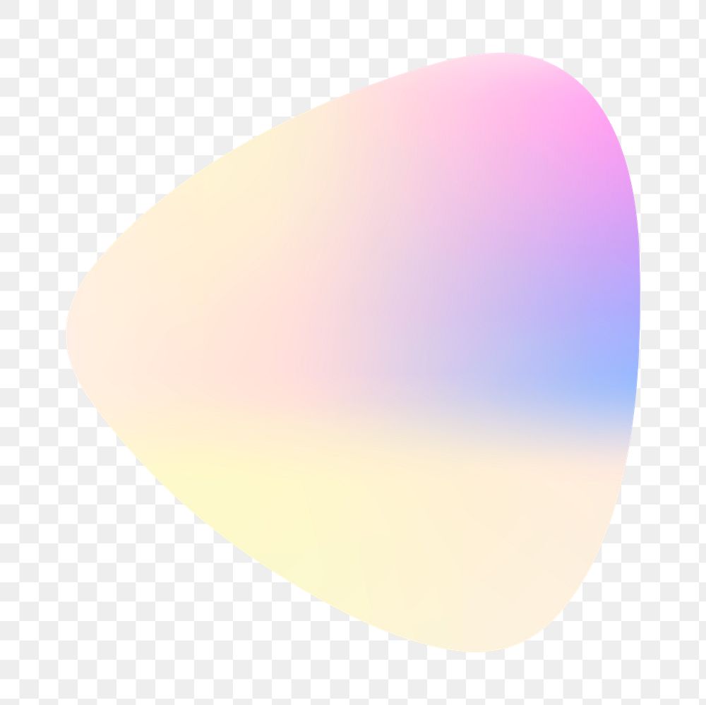 Gradient sticker png yellow and pink triangle shape