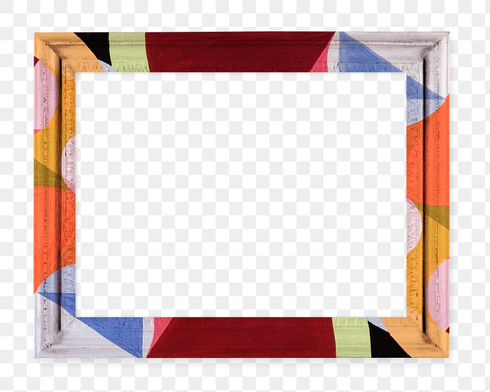 Vintage picture frame png mockup clip art