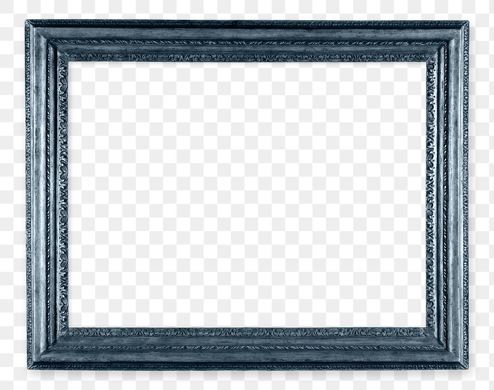 Picture frame mockup PNG clip art, home decor, vintage gray design