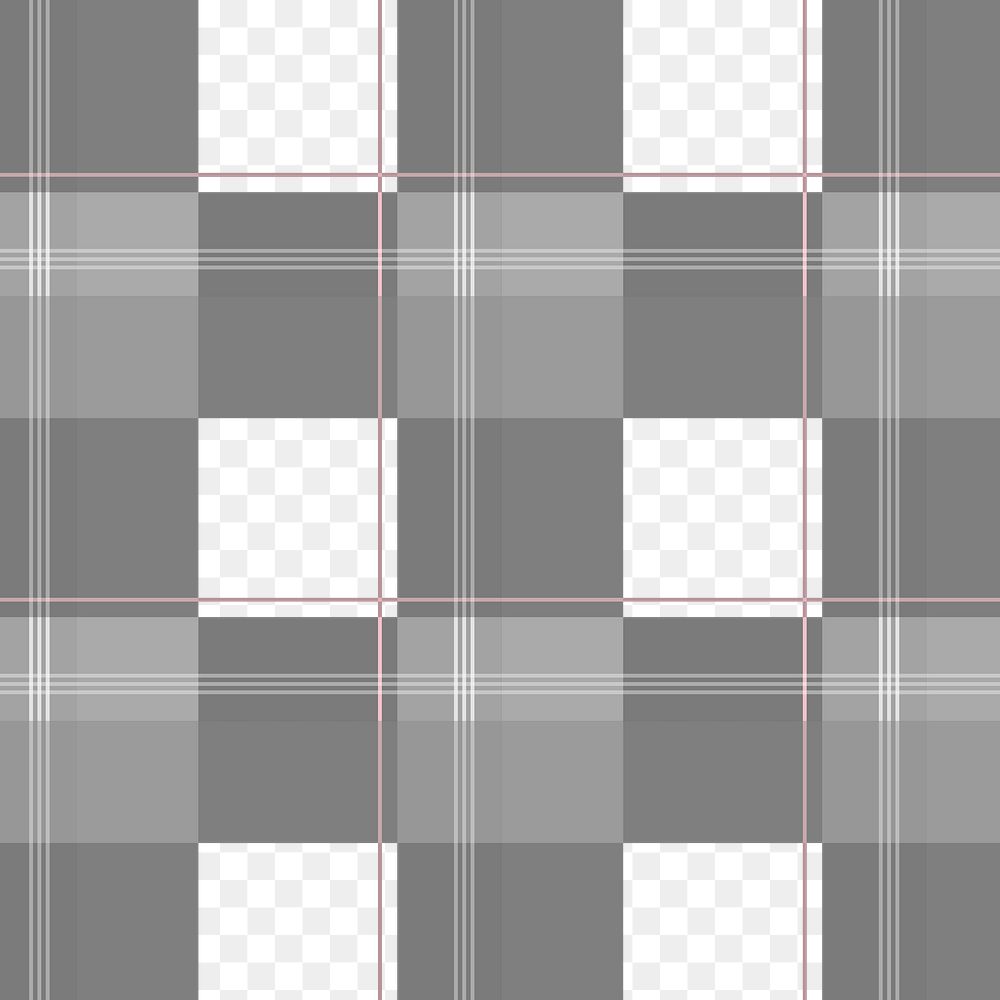 Plaid pattern png background transparent, gray tartan, traditional transparent design
