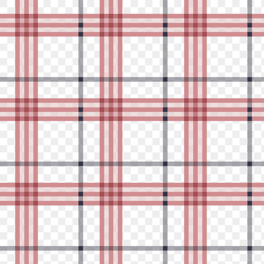 Tartan pattern png background transparent, red traditional design