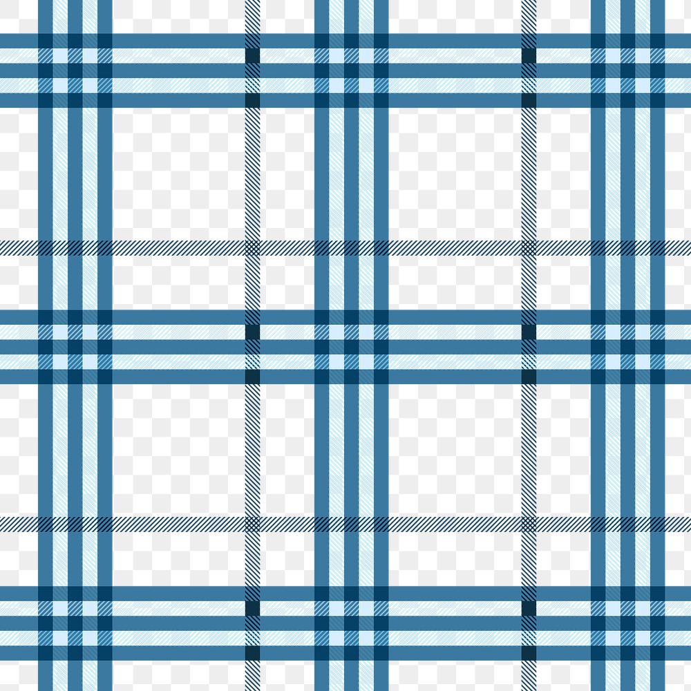 Blue tartan background png transparent, Scottish traditional design
