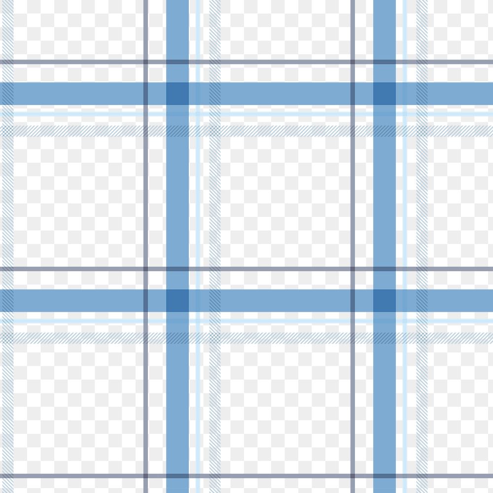 Tartan plaid background png transparent, blue pattern design