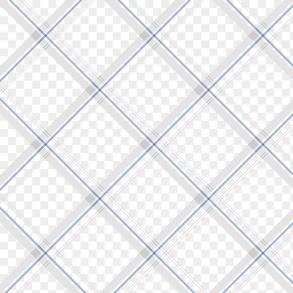 Pattern overlay png transparent background, blue plaid design