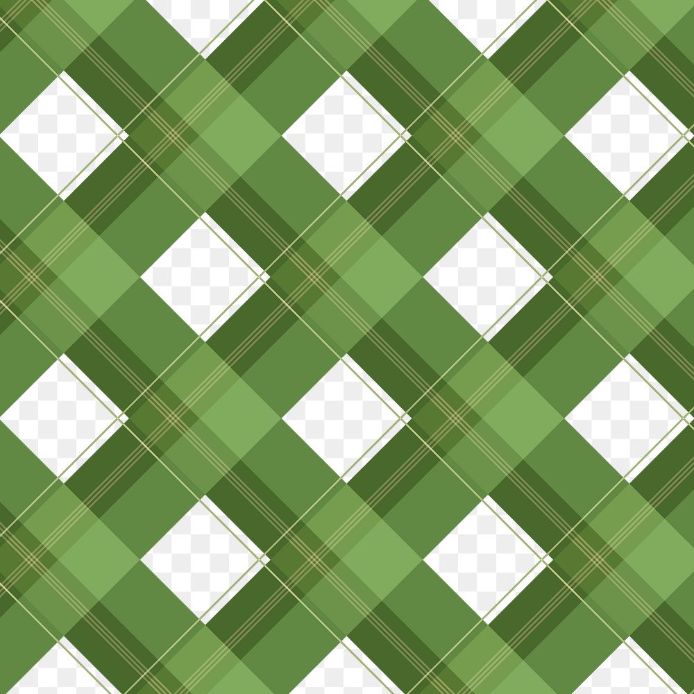 Checkered pattern png background, green pattern design  