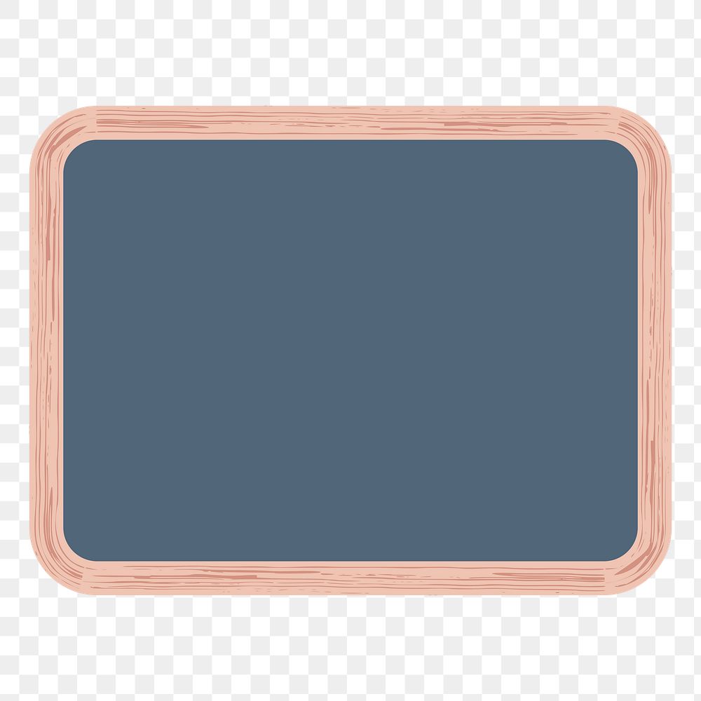 Chalkboard png sticker, stationery illustration, transparent background. Free public domain CC0 image.