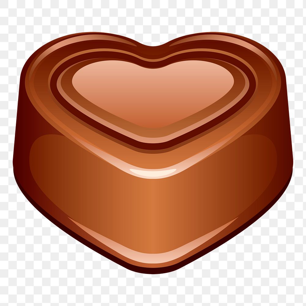 chocolate heart png