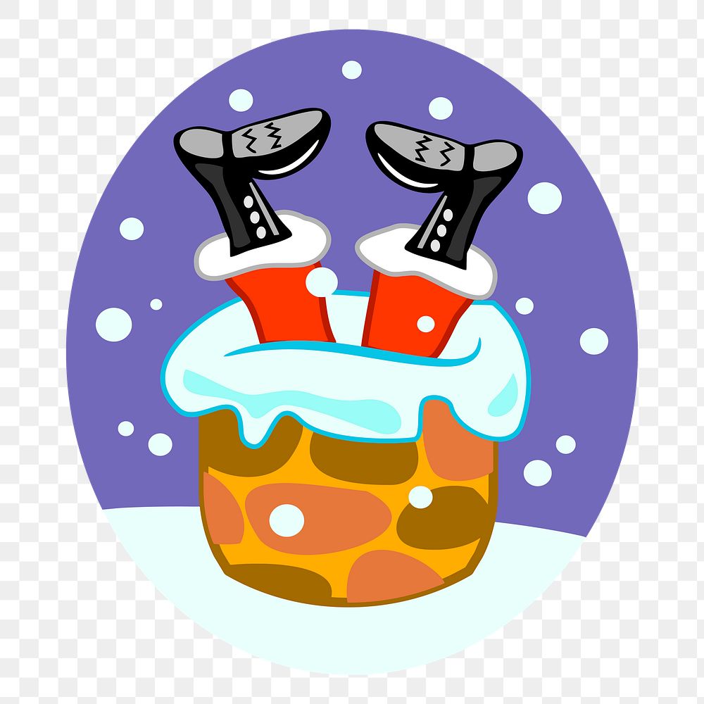 Santa Claus png sticker, Christmas illustration, transparent background. Free public domain CC0 image.